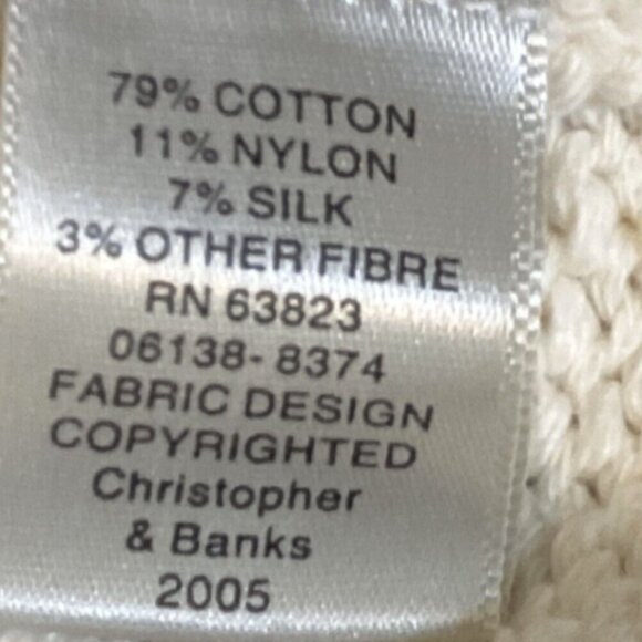 Christopher & Banks Crew Neck Sweater Christmas Tree Sz S #329H - Picture 10 of 11